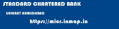 STANDARD CHARTERED BANK  GUJARAT AHMEDABAD    micr code
